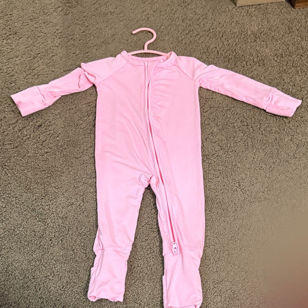 Pink bamboo convertible the little one shop sleeper